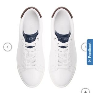 Ted Baker White and Navy Men's Sneakers